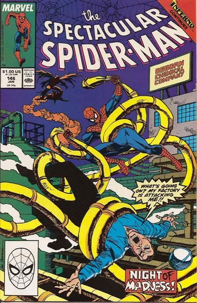 The Spectacular Spider-Man, Vol. 1 Inferno - Demon Night |  Issue#146A | Year:1988 | Series: Spider-Man | Pub: Marvel Comics