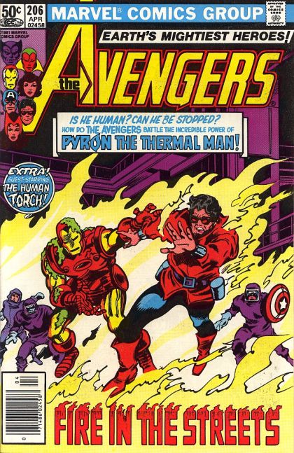 The Avengers  |  Issue#206B | Year:1981 | Series: Avengers | Pub: Marvel Comics | Newsstand Edition