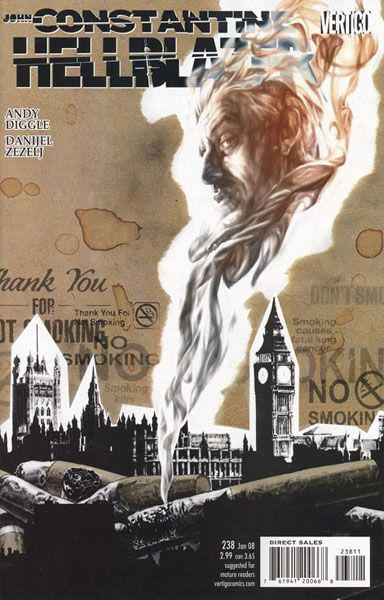 Hellblazer, Vol. 1 The Smoke |  Issue#238 | Year:2008 | Series: Hellblazer | Pub: DC Comics