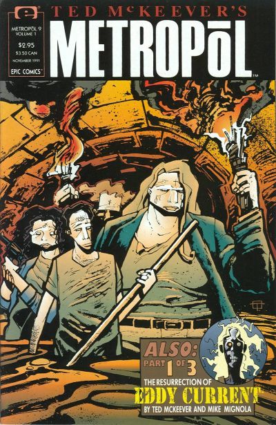Ted McKeever's Metropol Wings Of Silence / Playing With Coal, Part 1 |  Issue#9 | Year:1991 | Series: Metropol | Pub: Marvel Comics