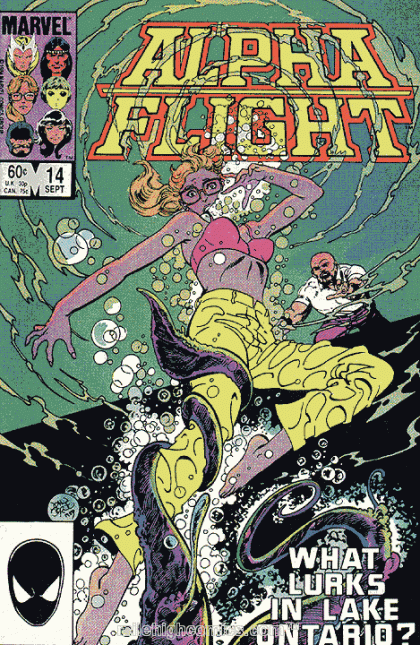 Alpha Flight, Vol. 1 Biology Class |  Issue#14A | Year:1984 | Series: Alpha Flight | Pub: Marvel Comics