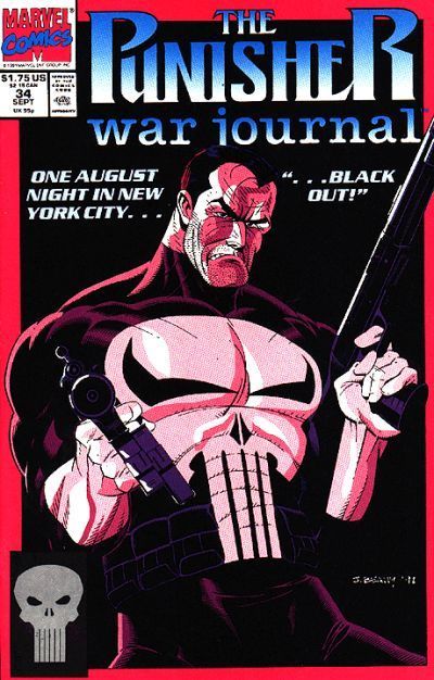 Punisher War Journal, Vol. 1 Blackout |  Issue#34A | Year:1991 | Series: Punisher |