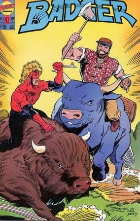 Badger, Vol. 1 Tall Tale |  Issue#42 | Year:1988 | Series:  | Pub: First Comics |