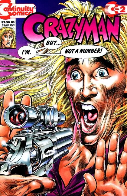 Crazyman, Vol. 2  |  Issue#2 | Year:1993 | Series: Crazyman | Pub: Continuity Comics
