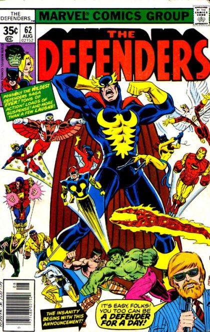 The Defenders, Vol. 1 Dollar Bill's Documentary Disaster, Membership Madness! |  Issue#62 | Year:1978 | Series: Defenders |