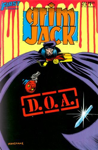 Grimjack Down Among the Dead |  Issue#36 | Year:1987 | Series: Grimjack | Pub: First Comics