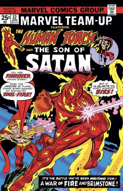 Marvel Team-Up, Vol. 1 All the Fires in Hell...! |  Issue#32 | Year:1975 | Series: Marvel Team-Up | Pub: Marvel Comics