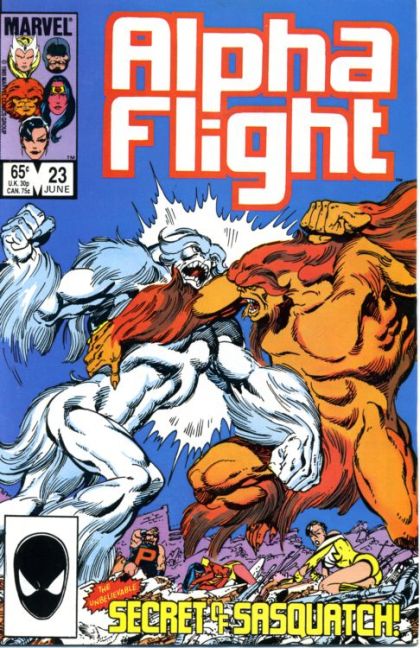 Alpha Flight, Vol. 1 Night of the Beast |  Issue#23A | Year:1985 | Series: Alpha Flight | Pub: Marvel Comics |