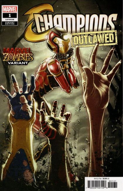 Champions, Vol. 4 (Marvel)  |  Issue#1C | Year:2020 | Series:  | Pub: Marvel Comics | Variant Kaare Andrews Marvel Zombies Cover