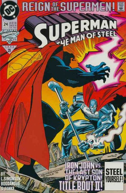 Superman: The Man of Steel Reign of the Supermen - Impact! |  Issue#24A | Year:1993 | Series: Superman |