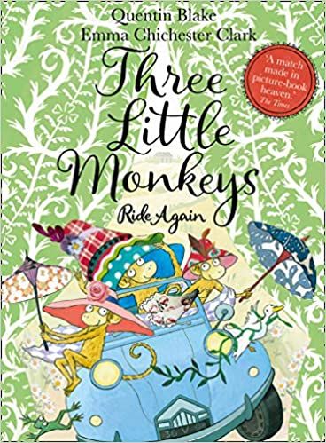 Three Little Monkeys on Holiday by Quentin Blake | Pub:Harpercollins | Pages:32 | Condition:Good | Cover:HARDCOVER
