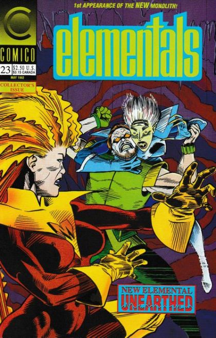 Elementals, Vol. 2 Grave Situations (R.I.P. - Really Important People) |  Issue#23 | Year:1992 | Series: Elementals | Pub: Comico
