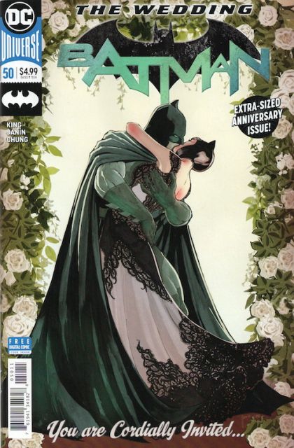Batman, Vol. 3 The Wedding of Batman & Catwoman |  Issue#50A | Year:2018 | Series: Batman | Pub: DC Comics | Mikel Janin Regular Cover