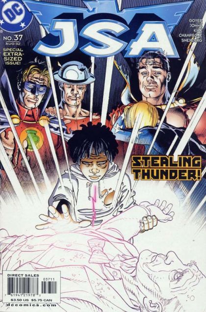 JSA Stealing Thunder, Part 5: Crossing Over |  Issue#37 | Year:2002 | Series: JSA | Pub: DC Comics