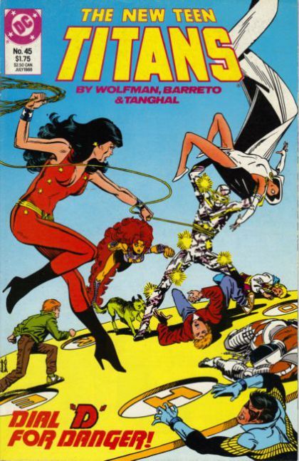 The New Teen Titans, Vol. 2 Dial 'D' For Danger! |  Issue#45 | Year:1988 | Series: Teen Titans | Pub: DC Comics
