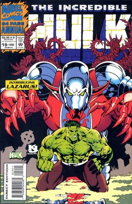 The Incredible Hulk, Vol. 1 Annual Dead Man's Hand |  Issue#19A | Year:1993 | Series: Hulk |