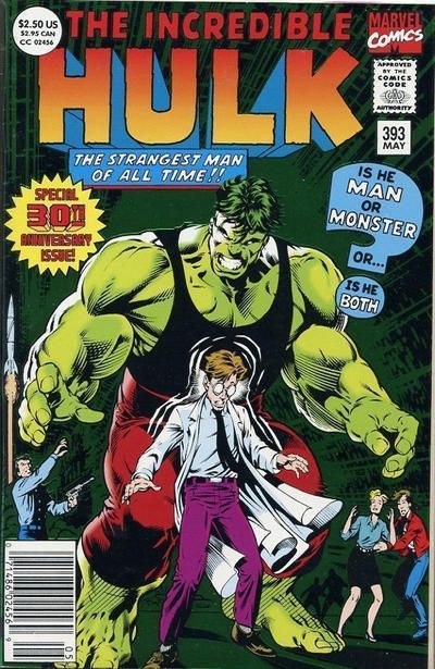 The Incredible Hulk, Vol. 1 The Closing Circle / Grudge Match / Psychological Ramifications of Gamma Radiation |  Issue#393B | Year:1992 | Series: Hulk |