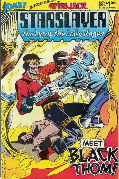 Starslayer, Vol. 1 Bounty! / Mortal Gods |  Issue#10 | Year:1983 | Series: Starslayer | Pub: First Comics