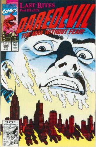 Daredevil, Vol. 1 Last Rites, Part 3: Regicide |  Issue#299A | Year:1991 | Series: Daredevil | Pub: Marvel Comics |