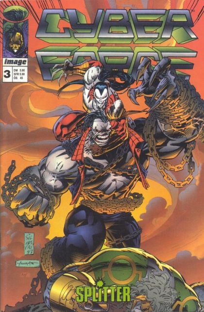 Cyberforce [GER]  |  Issue#3B | Year:1997 | Series: Cyberforce | Pub: Splitter