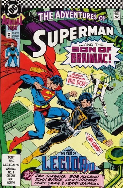 The Adventures of Superman Annual Quest For Vengeance |  Issue#2A | Year:1990 | Series: Superman |