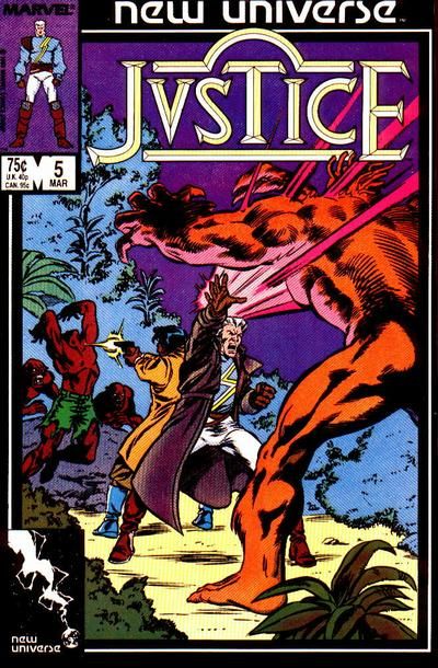 Justice (Marvel) Dad |  Issue#5A | Year:1987 | Series: New Universe |
