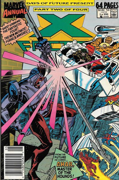 X-Factor, Vol. 1 Annual Days of Future Present - Part 2: Act of Faith / Tribute the First |  Issue#5B | Year:1990 | Series: X-Factor | Pub: Marvel Comics