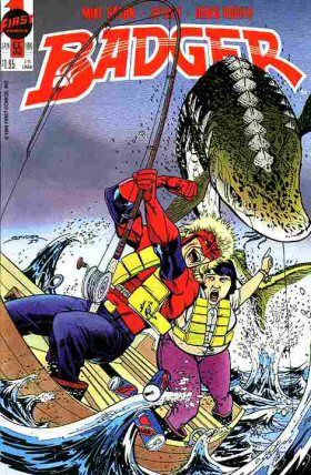 Badger, Vol. 1 Thunder Lizard |  Issue#55 | Year:1990 | Series:  | Pub: First Comics