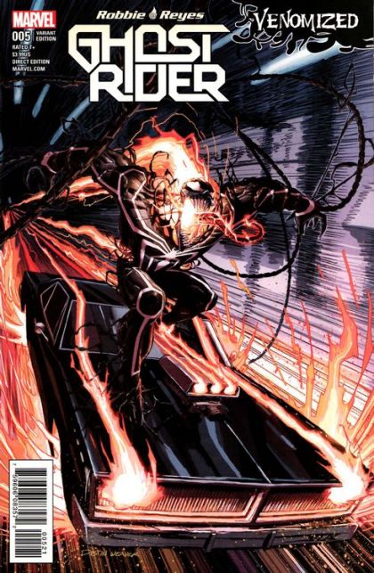 Ghost Rider, Vol. 7  |  Issue#5B | Year:2017 | Series:  | Pub: Marvel Comics | Variant Dustin Weaver Venomized Cover