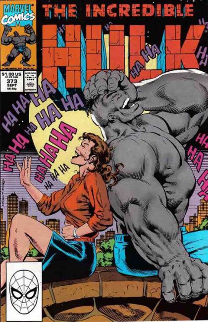 The Incredible Hulk, Vol. 1 Mending Fences |  Issue#373A | Year:1990 | Series: Hulk | Pub: Marvel Comics |