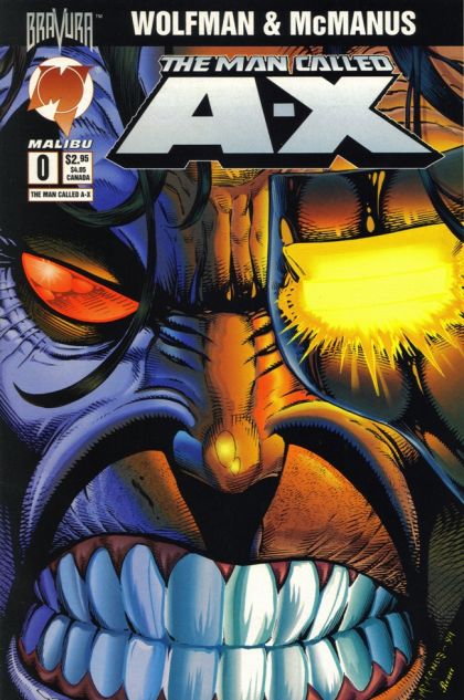 The Man Called A-X (Malibu) Bedlam |  Issue#0B | Year:1995 | Series:  | Pub: Malibu Comics