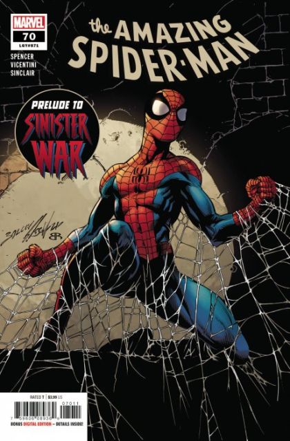 The Amazing Spider-Man, Vol. 5 Sinister War, Prelude |  Issue#70A | Year:2021 | Series: Spider-Man |  Regular Cover by Mark Bagley