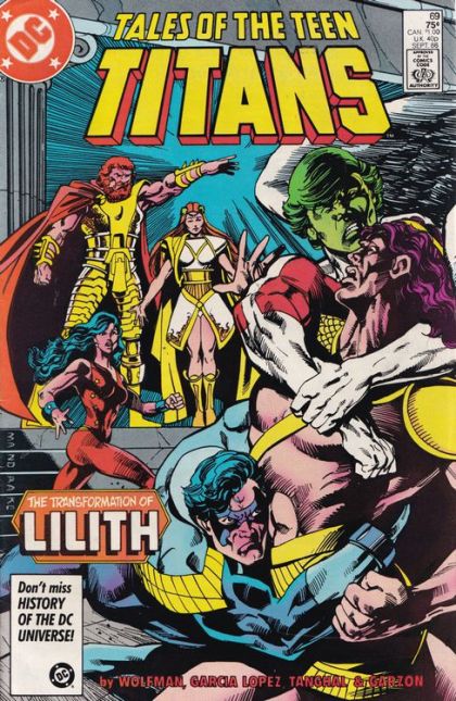 Tales of the Teen Titans Love Story, pt 1 |  Issue#69A | Year:1986 | Series: Teen Titans | Pub: DC Comics |