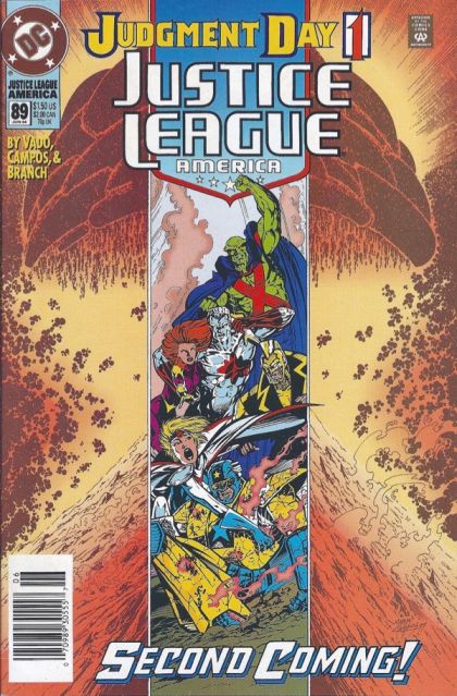 Justice League / International / America Judgment Day - Part 1: D-Day |  Issue#89B | Year:1994 | Series: Justice League | Pub: DC Comics