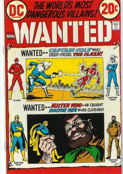 Wanted, The World's Most Dangerous Villains The Big Freeze |  Issue#8 | Year:1973 | Series:  | Pub: DC Comics