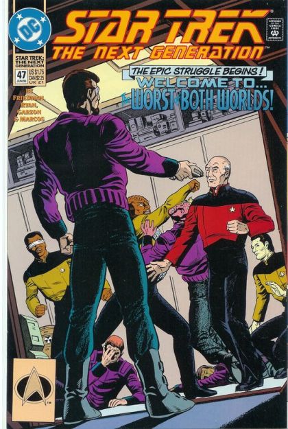 Star Trek: The Next Generation, Vol. 2 The Worst Of Both Worlds, Part 1: The Bludgeoning Of Chance |  Issue#47A | Year:1993 | Series: Star Trek | Direct Edition
