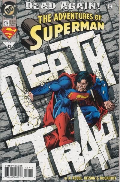 The Adventures of Superman Dead Again, Death-Trap |  Issue#517A | Year:1994 | Series: Superman | Pub: DC Comics |