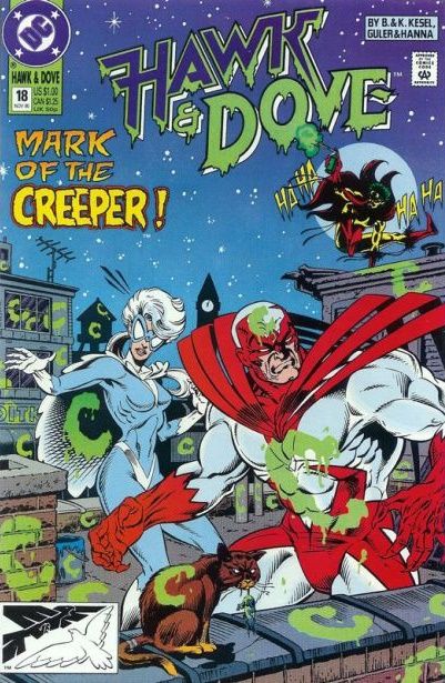 Hawk & Dove, Vol. 3 Madmen on Parade |  Issue#18A | Year:1990 | Series: Teen Titans | Pub: DC Comics
