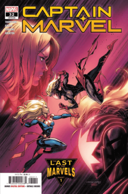 Captain Marvel, Vol. 11 The Last Of The Marvels, Part One |  Issue#32A | Year:2021 | Series:  | Pub: Marvel Comics | Iban Coello Regular