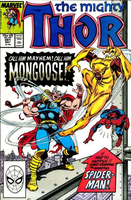 Thor, Vol. 1 The Madness of Mongoose |  Issue#391A | Year:1988 | Series: Thor |