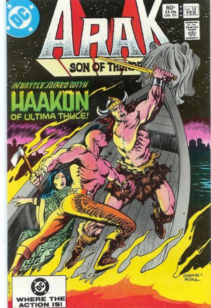 Arak Death Upon A Horn Of Gold! / Night On Martyr's Mount! |  Issue#18A | Year:1982 | Series:  |