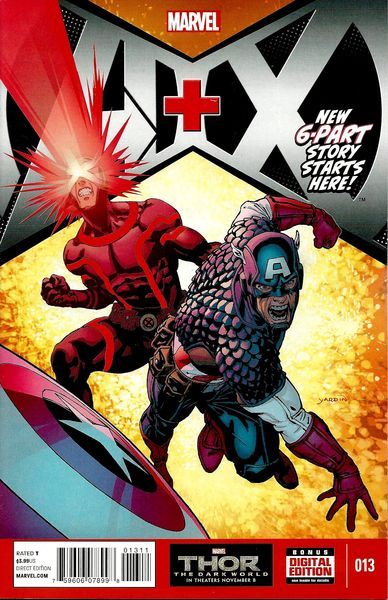 A+X Captain America + Cyclops / Black Widow + Emma Frost |  Issue#13 | Year:2013 | Series:  | Pub: Marvel Comics |