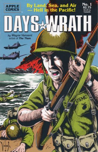 Days of Wrath By Land, Sea, and Air - Hell in the Pacific! |  Issue#1 | Year:1993 | Series:  | Pub: Apple Comics |