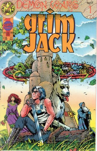 Grimjack Demon Wars: Book 1 - Burning Memory |  Issue#66 | Year:1990 | Series: Grimjack | Pub: First Comics