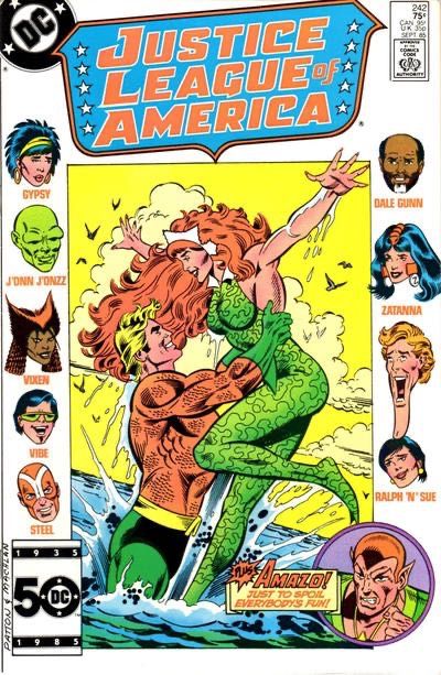Justice League of America, Vol. 1 Battle Cry |  Issue#242A | Year:1985 | Series: Justice League | Pub: DC Comics