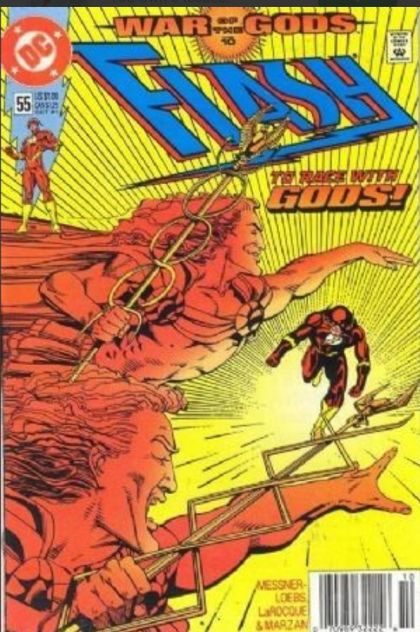 Flash, Vol. 2 To Race With Gods |  Issue#55B | Year:1991 | Series: Flash | Pub: DC Comics
