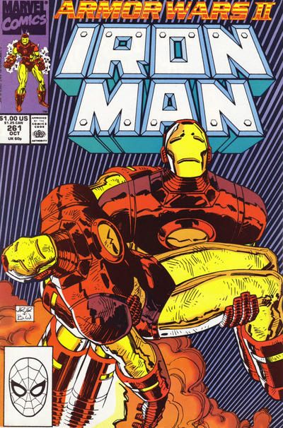 Iron Man, Vol. 1 Armor Wars II, Fin Fang Foom |  Issue#261A | Year:1990 | Series: Iron Man | Pub: Marvel Comics |