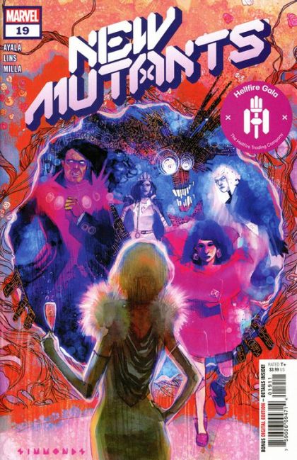 New Mutants, Vol. 4 Hellfire Gala - Party of the Century |  Issue#19A | Year:2021 | Series: New Mutants | Pub: Marvel Comics | Regular Martin Simmonds Cover