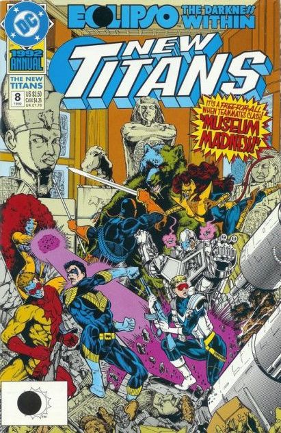 New Titans Annual Eclipso: The Darkness Within - A Thousand Points Of Light 2: Pressure |  Issue#8 | Year:1992 | Series: Teen Titans | Pub: DC Comics |