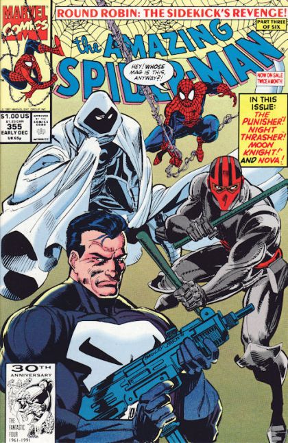 The Amazing Spider-Man, Vol. 1 Round Robin: The Sidekick's Revenge!, Part 3 |  Issue#355A | Year:1991 | Series: Spider-Man |